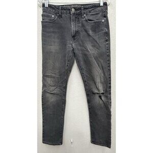 American Eagle Women's Jeans 29x28 Black 360 Degree Extreme Flex Straight Leg